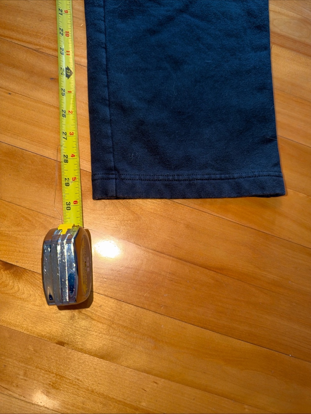L.L.Bean Perfect Fit Fleece Backed Slim Leg Pants Womens XL Regular Black - Picture 10 of 10